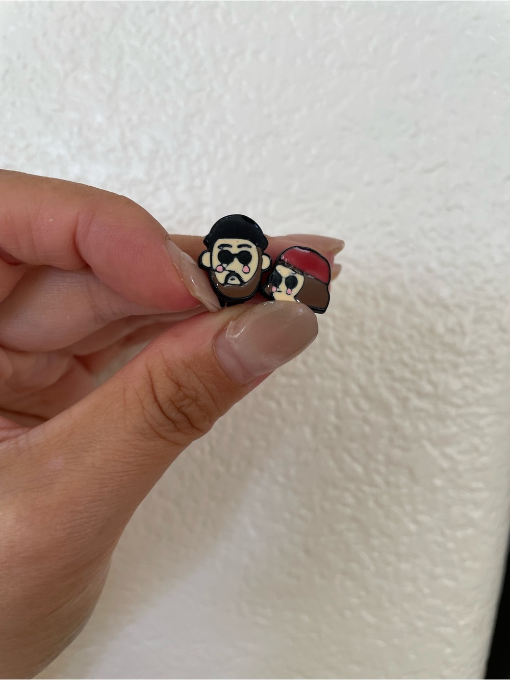 Cute Cartoon Clip-On Earrings & Matcha Boba Earrings